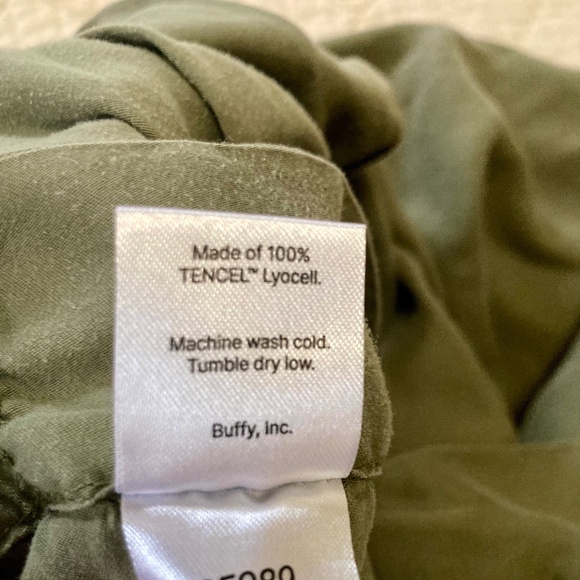 Buffy Breeze Eucalyptus Duvet Cover, Full/Queen, Moss - Picture 6 of 6